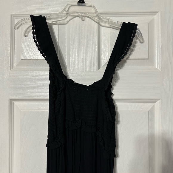 Hippie Rose Boho Flounce Hem Maxi Tank Dress - Picture 8 of 15